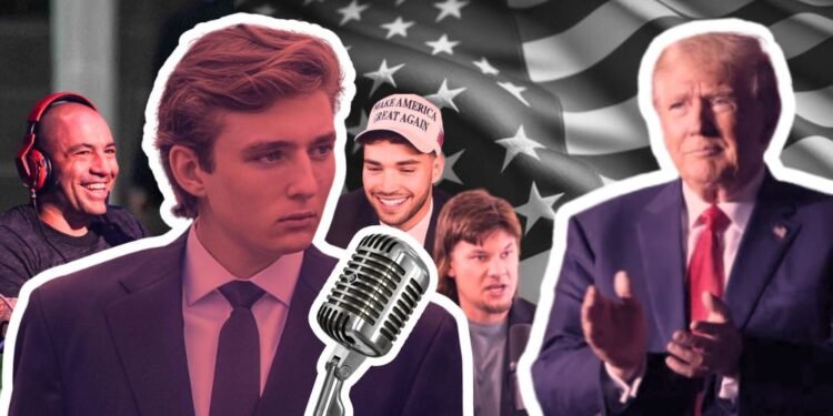 barron trump podcast win