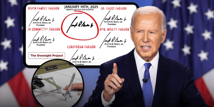 Republicans ask Justice Department to void Biden pardons and EOs over autopen use