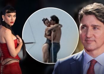 Pop star Katy Perry and ultra-woke politician Justin Trudeau caught kissing on yacht