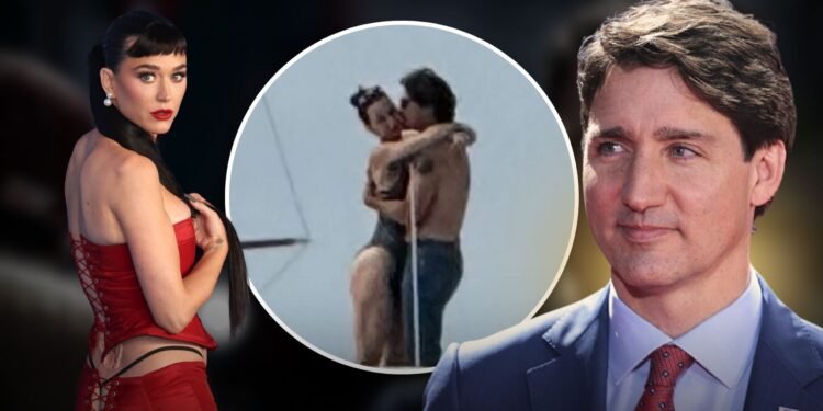 Pop star Katy Perry and ultra-woke politician Justin Trudeau caught kissing on yacht