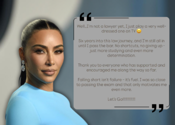 Kim Kardashian fails California bar exam after six years of studying, says she’s “not giving up”