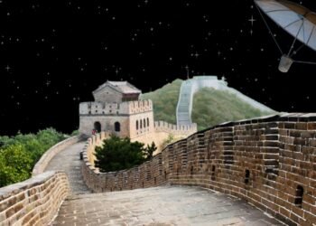 Is it there? The Great Wall of China is barely visible from space after all