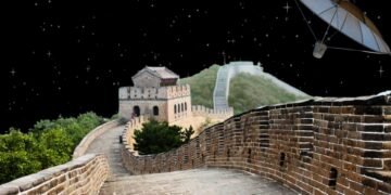 Is it there? The Great Wall of China is barely visible from space after all