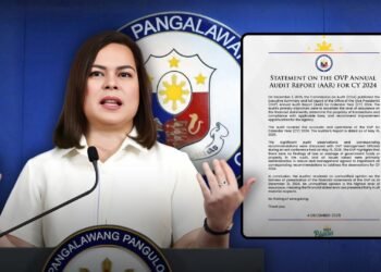 No financial mismanagement: OVP responds to COA’s 2024 audit report