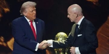 FIFA awards Trump surprise peace prize during World Cup draw