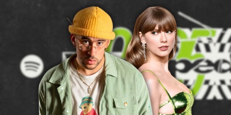 Bad Bunny leads Spotify Wrapped rankings with 19.8B streams, ending Taylor Swift’s 2-year run