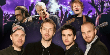 Coldplay leads global touring with $24.8M tickets sold, followed by U2 and Ed Sheeran