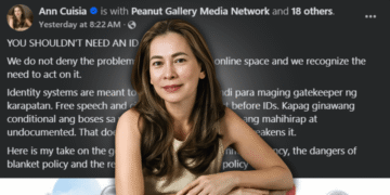 PGMN anchor Ann Cuisia criticizes social media registration as DICT studies verification plan