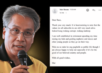 Former senator Mar Roxas declines national position, chooses family over politics
