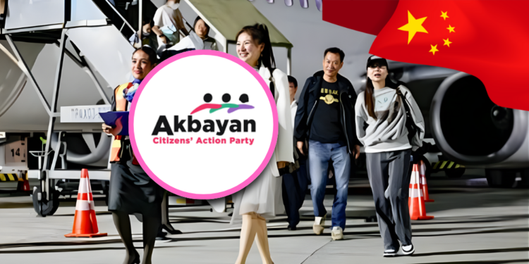 Akbayan urges DFA to suspend 14-day visa-free entry over Chinese Embassy attacks on PH officials