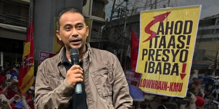 Labor leader Luke Espiritu pushes P750 wage hike, calls pay levels “starvation wages”