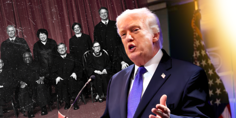 Trump Brands Supreme Court Justices ‘Disloyal’ After Tariff Defeat