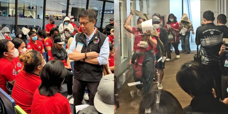 190 rescued Filipinos brought home after being trafficked in Cambodia