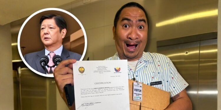 Facing NBI cybercrime probe, vlogger Jack Argota admits sharing fake Marcos medical record