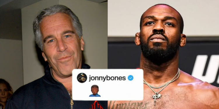 John Jones reacts to his name coming up in Epstein Files