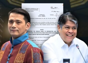 Senators Padilla and Pangilinan team up for Freedom of Information bill government spending and records