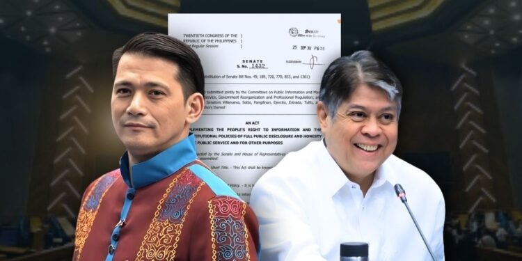Senators Padilla and Pangilinan team up for Freedom of Information bill government spending and records
