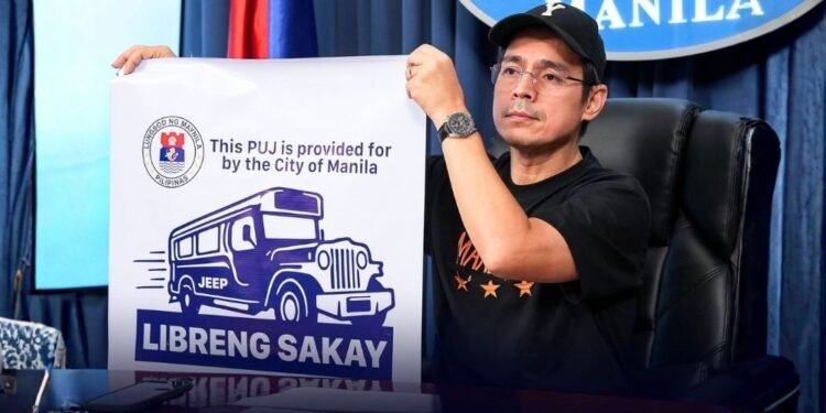 Isko Moreno enforces free jeep rides in Manila with guaranteed daily income for drivers
