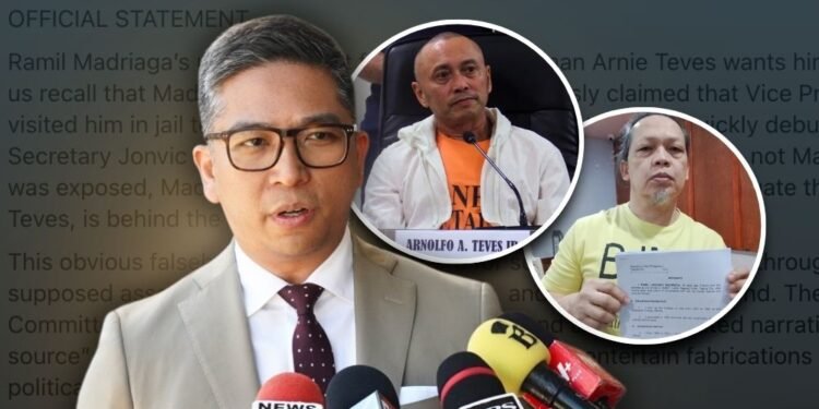 Panelo rejects Madriaga’s death threat claim vs Arnie Teves as “comical,” challenges credibility as impeachment witness