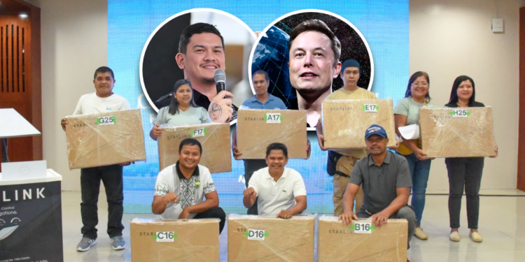 Sebastian Duterte rolls out starlink satellite internet to eight remote Davao barangays