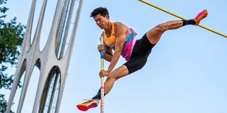 EJ Obiena wins men’s pole vault gold at World Athletics Continental Tour meet in Poland