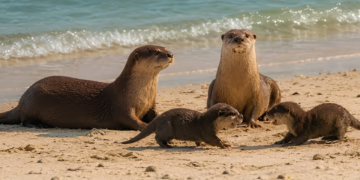 Ultra-Rare Wildlife Sighting as otters swim off Tawi-Tawi coast