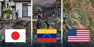 Three powerful earthquakes strike Japan, Venezuela, and the US in an extraordinary 8 hours