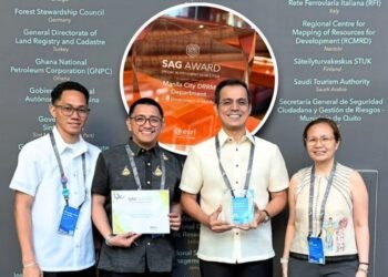 Manila recognized among world’s best in geospatial technology