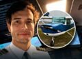 Student pilot bravely pulls off landing after instructor falls to death midflight