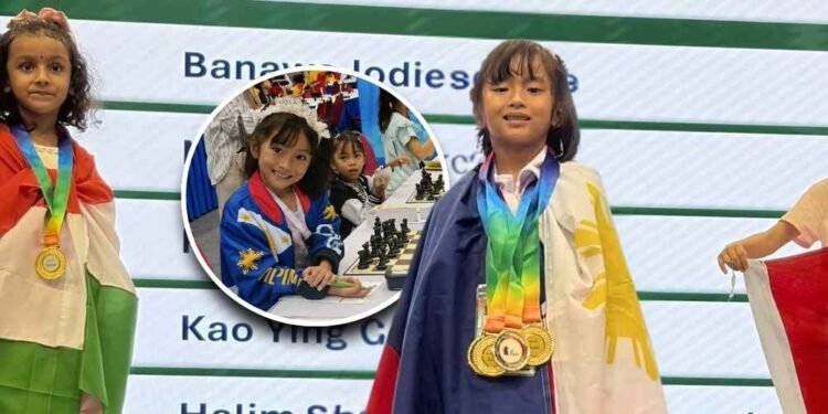 Five-year-old Jodiel Chloe Banawa makes Philippine chess history with six golds at ASEAN+ Chess Championships in Singapore