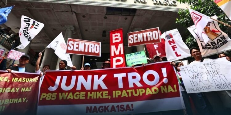 11 labor groups push to overturn Pasig TRO blocking ₱85 Metro Manila wage hike