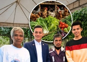 Cebu lawyer graciously receives vegetables and native chicken from farmers as gratitude for legal help