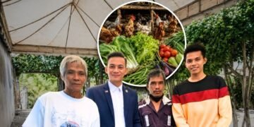 Cebu lawyer graciously receives vegetables and native chicken from farmers as gratitude for legal help