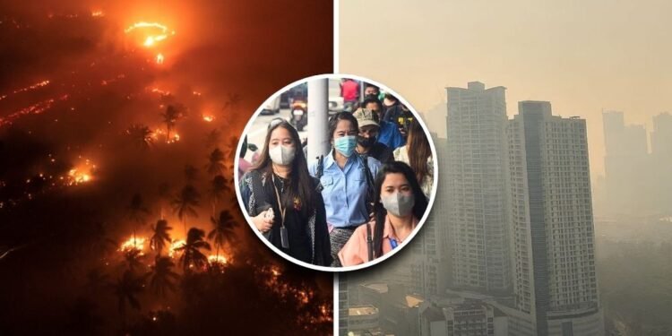Habagat carries smoke from Indonesia forest fires into Philippines; Metro Manila air quality reaches acutely unhealthy levels