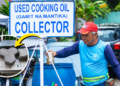 Marikina turns used cooking oil into bricks and benches for public spaces