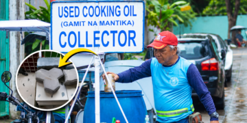 Marikina turns used cooking oil into bricks and benches for public spaces