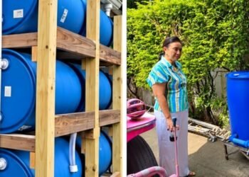 Leni Robredo Plans Rainwater Harvesting Using Large Drums as El Niño Threat Looms Over Naga